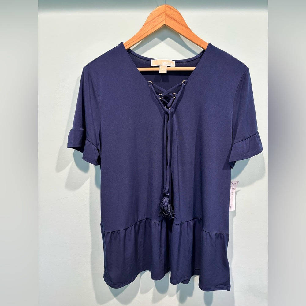 NWT Michael Kors short sleeved blouse